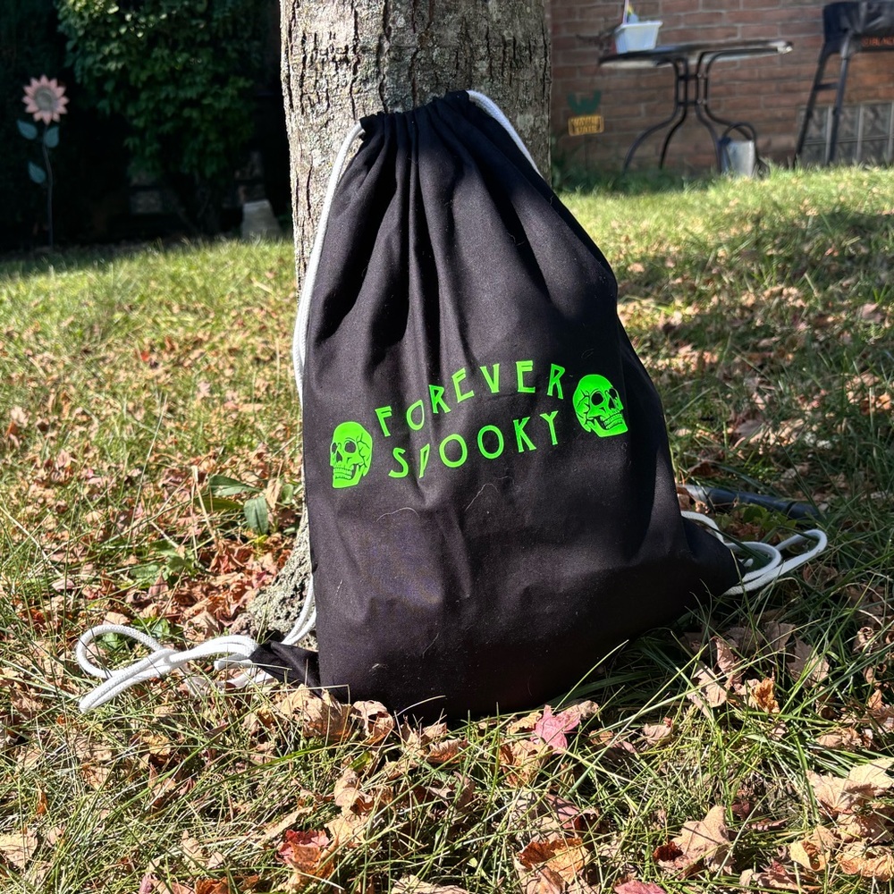 Forever Spooky Drawstring Cinch Bag